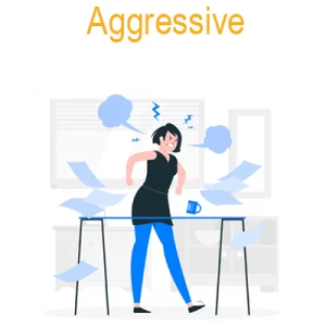Aggressive: of words to describe personality
