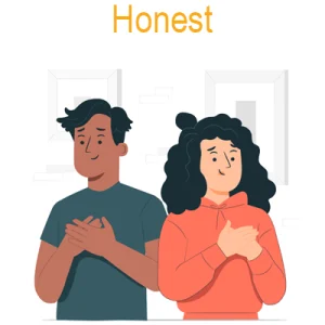 Honest: of adjectives to describe personality