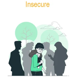 Insecure: of adjectives to describe personality