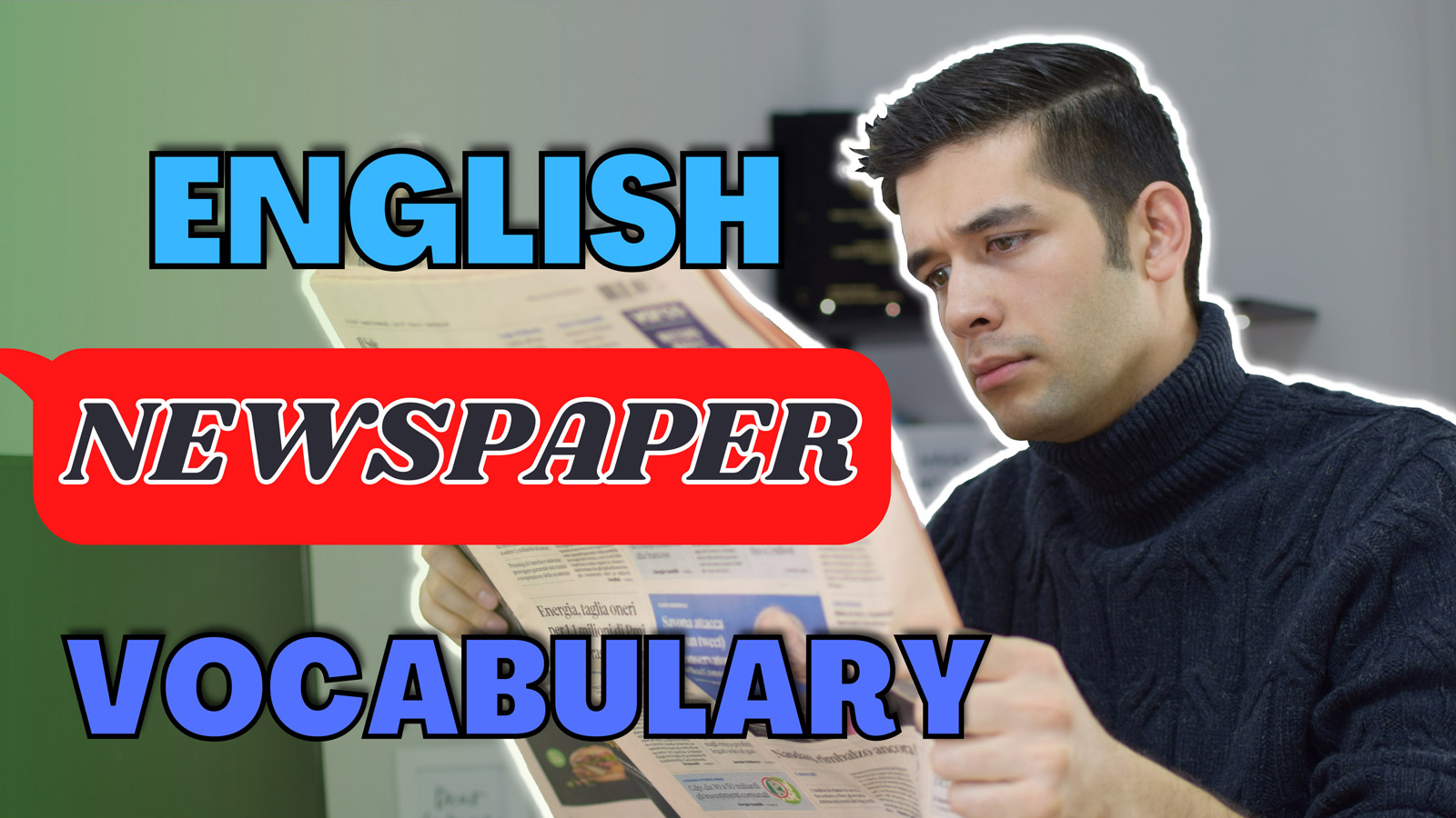 english newspaper vocabulary