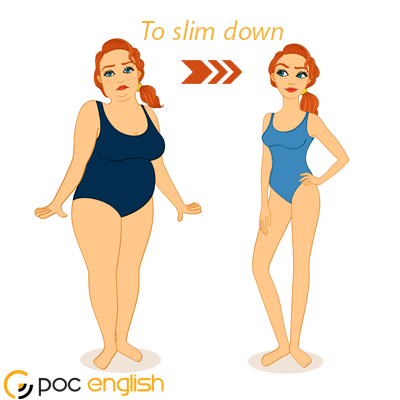 to slim down: of health idioms