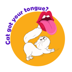 cat got your tongue clipart