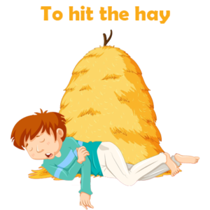 to hit the hay
