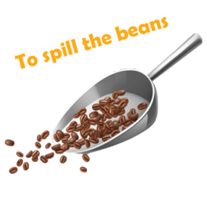 to spill the beans