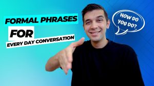 formal phrases in English