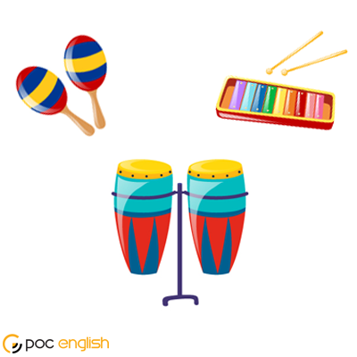 A picture of percussion instrument (musician instrument like drum).