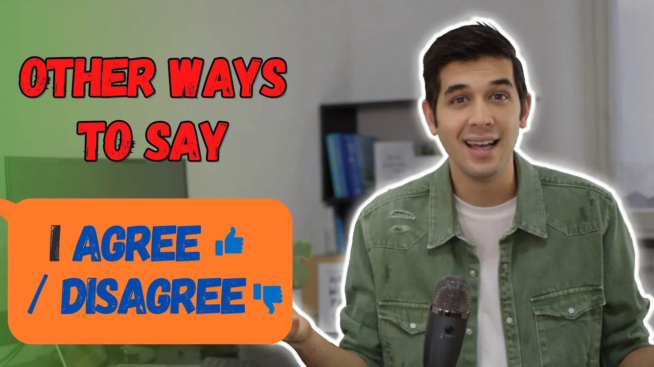 I agree synonyms in English + video