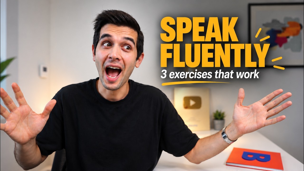 Speaking exercises for English fluency: 3 proven methods